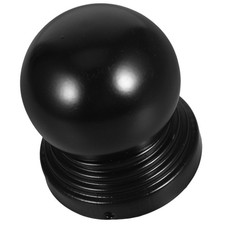  Metal Finial Ornaments For Farmhouse Fence Black Ball Fence Post Caps Black