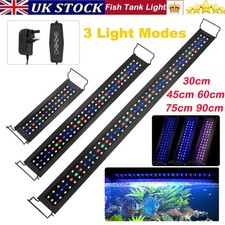 Aquarium Fish Tank Bar LED Light Over-Head Full Spectrum Plant Lighting Lamp UK