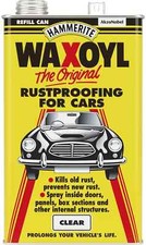Hammerite Waxoyl Clear 5 Litre Wax Oil Rustproofing Corrosion Inhibitors