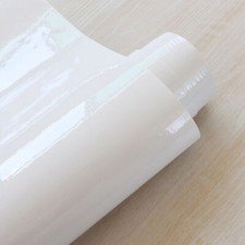 10M Plain Gloss White Vinyl