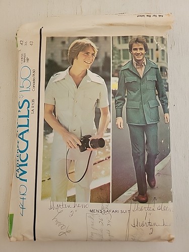 Vintage sewing pattern mens - pattern,