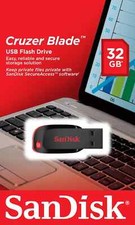 SanDisk SDCZ50-8GB 16GB 32GB Cruzer Blade  2.0 USB Flash Drive