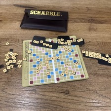 Pocket Scrabble Board Game Travel Sized with Magnetic Tiles