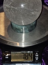 Clear Quartz Sphere 10.5 Inches Round and 782g Crystal Ball Master Healer 