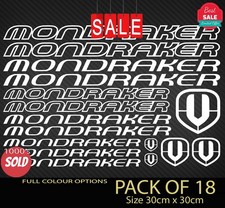 Mondraker Vinyl Decal Stickers