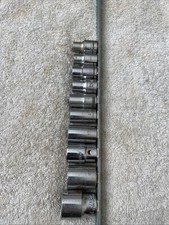 Metric 10 Pce 1/2” Drive. Sockets On Clip Rail 10-24 Mm