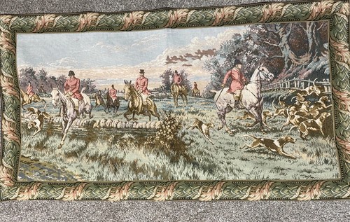 Fox hunt tapestry - fox,