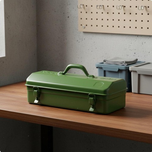 Metal tool box large capacity - box,