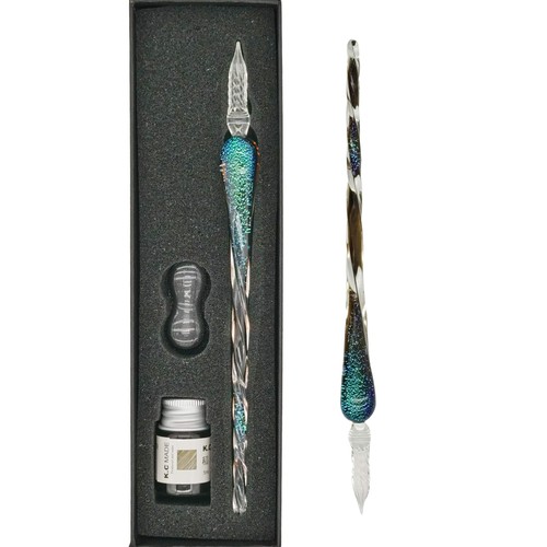 Glass dip pen and ink - pen,