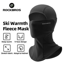 ROCKBROS Balaclava Full Face Ski Mask Windproof Thermal Winter Fleece Mask