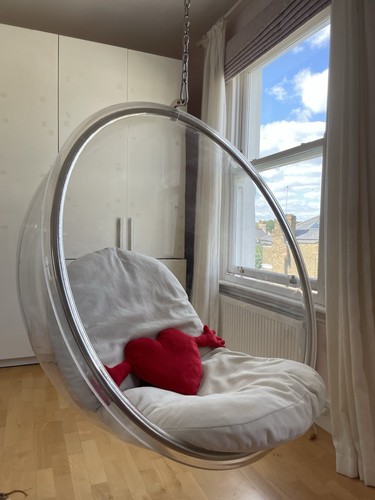 Retro hanging bubble - bubble, chair