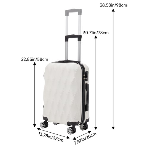 Abs hard shell suitcase - suitcase, set