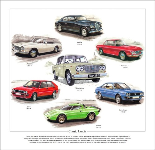 Classic lancia fine art - lancia,