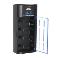 Lloytron Battery Charger for AA AAA C D Size 9v PP3 Ni-Mh Rechargeable Batteries