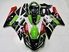 Green Black Red ABS Injection Bodywork Fairing Kit Panel for Ninja ZX-6R 05-06