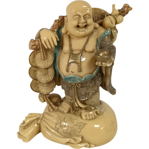 Ceramic buddha figurine - ceramic,