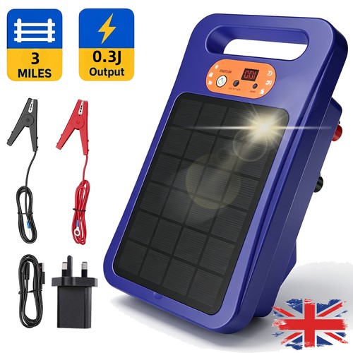 Solar electric fence energiser - solar,