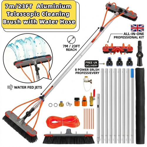23ft water fed telescopic - 7m, /