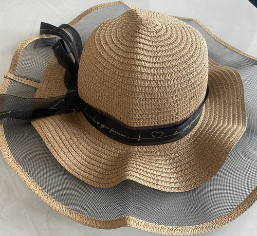Ladies beige straw - ladies, sun