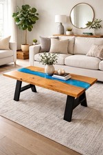 Scottish oak coffee table - table, with