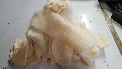Faux sherpa sheepskin fur - faux,