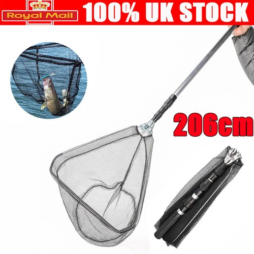 Telescopic landing net - telescopic, folding