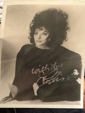 Joan Collins Hand Signed 10x8