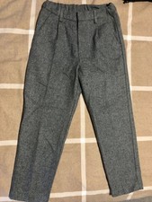Zara boys  smart school trousers in grey / lined , 6-7 years