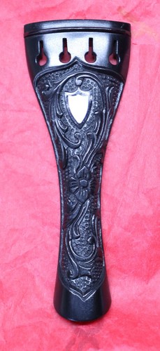 Handmade carved ebony violin - ,