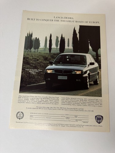 Original vintage lancia dedra - original,
