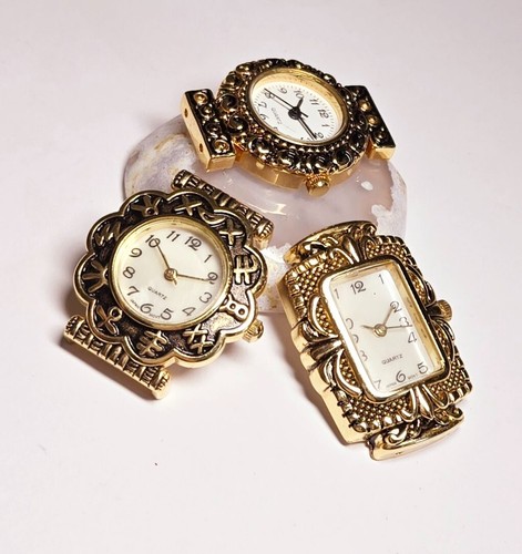 Beading watch faces - watch, bronze
