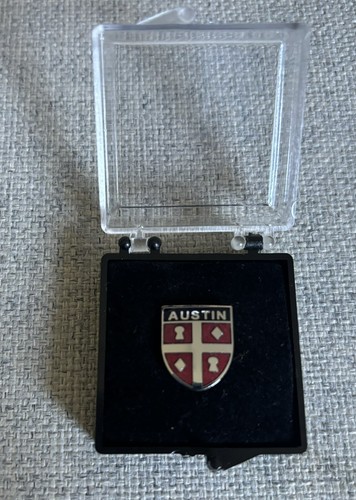 Austin classic car - classic, enamel