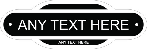 Personalised printed aluminium - printed,