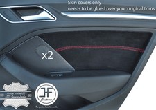 RED STITCH 2X REAR DOOR CARD