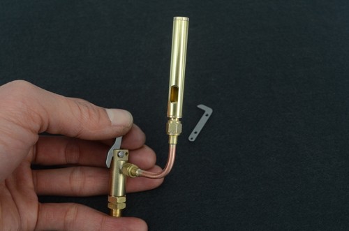 Brass steam engine whistle - steam,