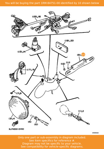 Yamaha bracket license - yamaha,