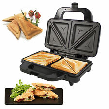 Deep Fill 900W Sandwich Toaster Toastie Maker Non Stick Stainless Steel Pan