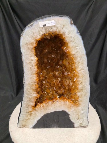 Citrine geode 532 crystal - 532,