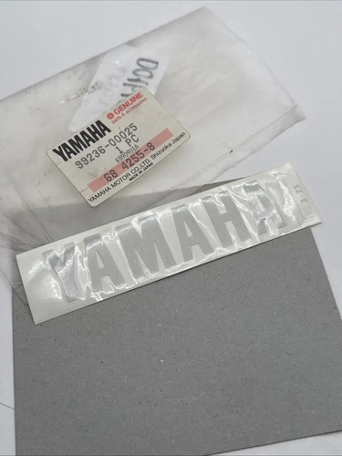 Yamaha sticker lettering
