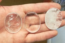 Crystal Worry Stone Indented