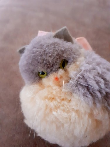 Steiff animal cat pompom - steiff,