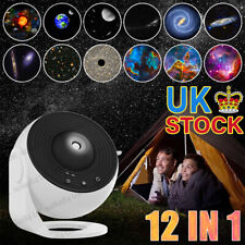 12in1 Galaxy Starry Sky Projector Night Light Rotating LED Planetarium Star Lamp