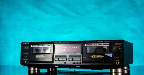 Sony we525 twin cassette - sony, tc-we525
