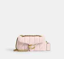 COACH Tabby Shoulder Bag 20 Quilting Nappa Leather CP149 Pink Gold Outlet NEW