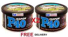X2U-POL Davids Isopon P40 Fibre Glass Body Filler Compound Car Body Repair Paste