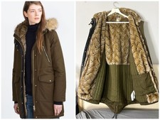 Zara Trafaluc khaki green lux