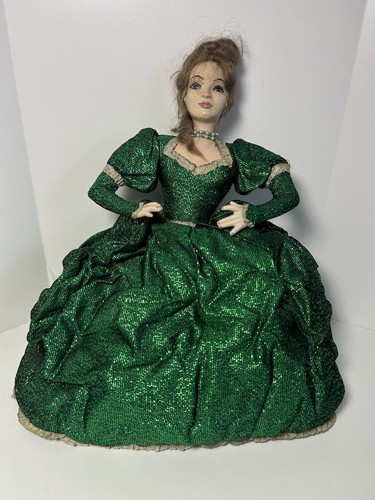 Antique half doll tea - half,