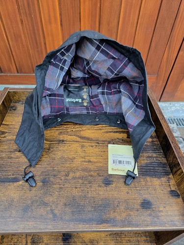 Barbour wax jacket - wax, black