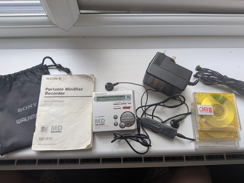 Sony r70 walkman minidisc - sony,