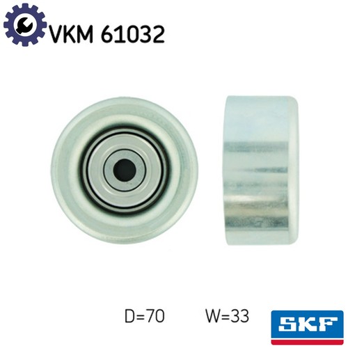 Deflectionguide pulley vribbed - deflectionguide,